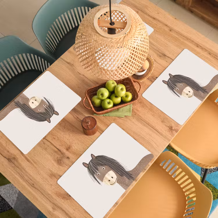 Sets de table - Cheval - Animal - Couleurs pastel - Chevaux — 3