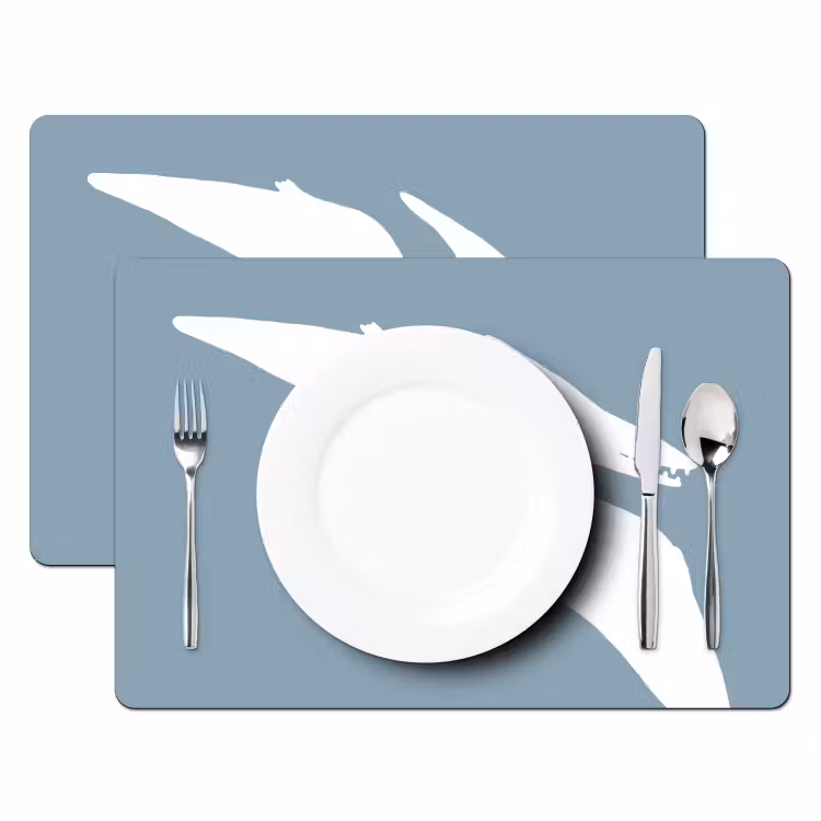 Sets de table - Dino - Pteranodon - Dinosaure - Bleu — 2