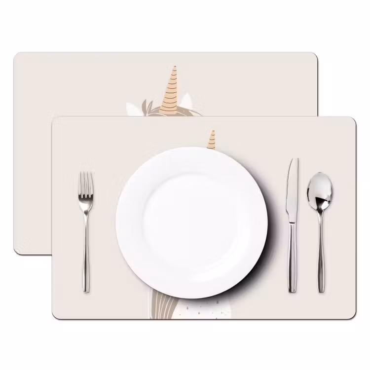 Sets de table - Licorne - Couleurs pastel - Licorne — 2