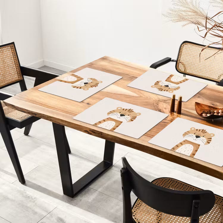 Sets de table - Tigre - Faune - Pastel — 4