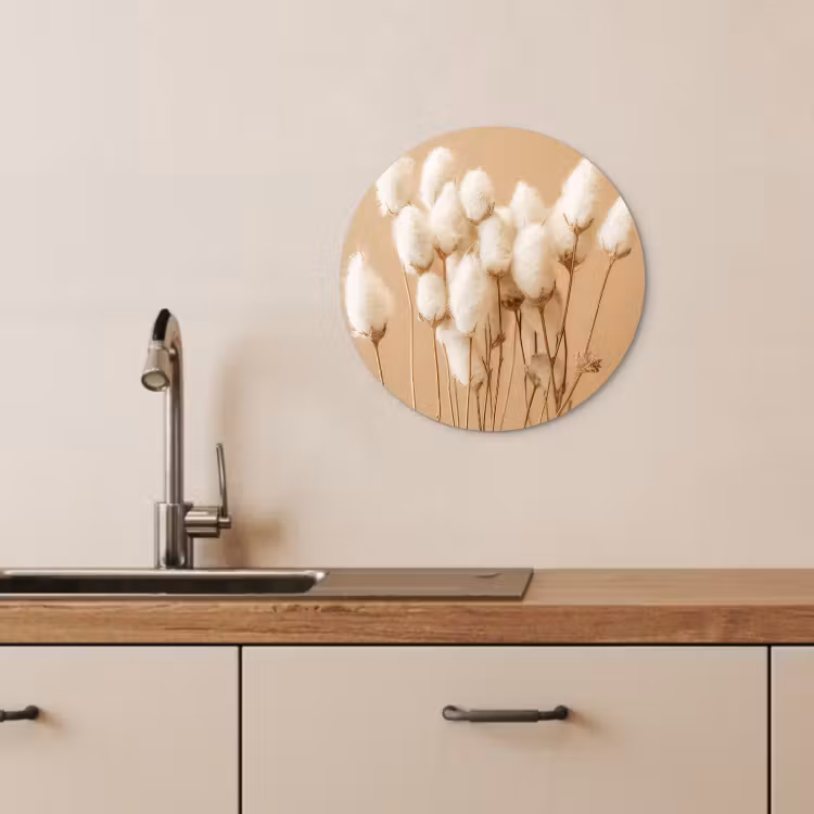 Tableau rond - Coton doux — 3