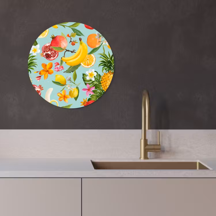 Tableau rond - Abondance tropicale — 3
