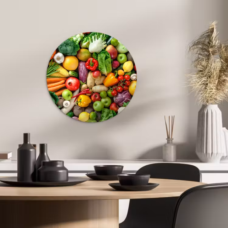Tableau rond - Mosaïque de Mère Nature — 3