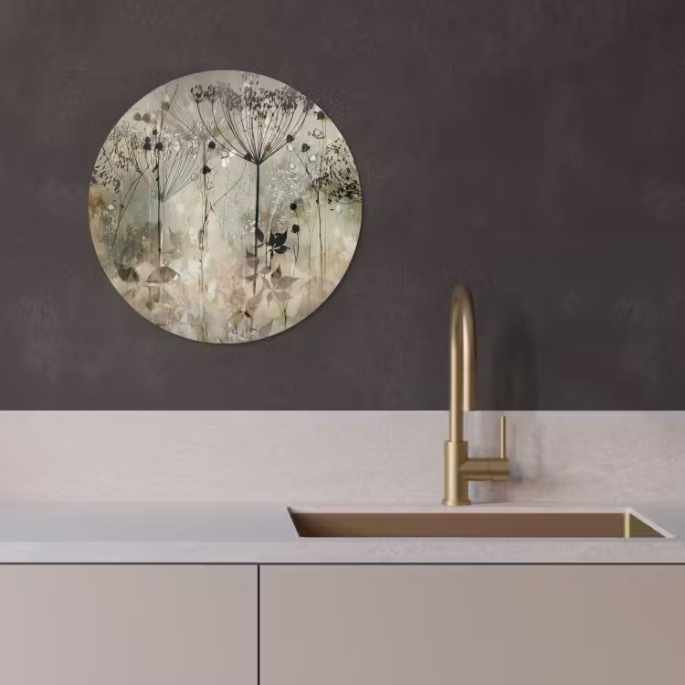 Tableau rond - Ombres d'automne — 3