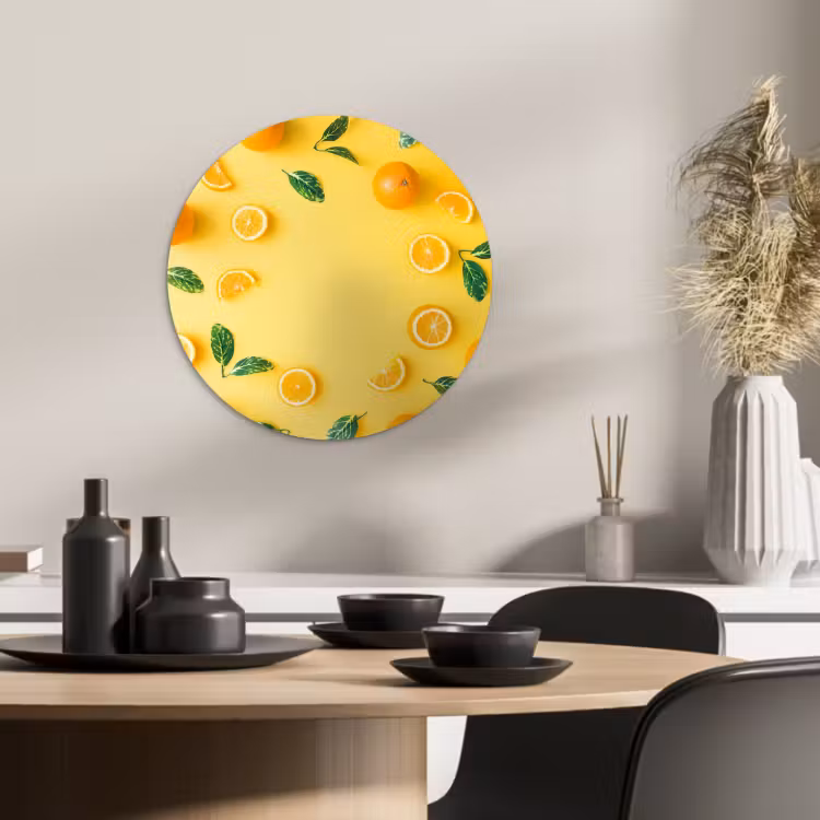 Tableau rond - Splendeur estivale des agrumes — 2