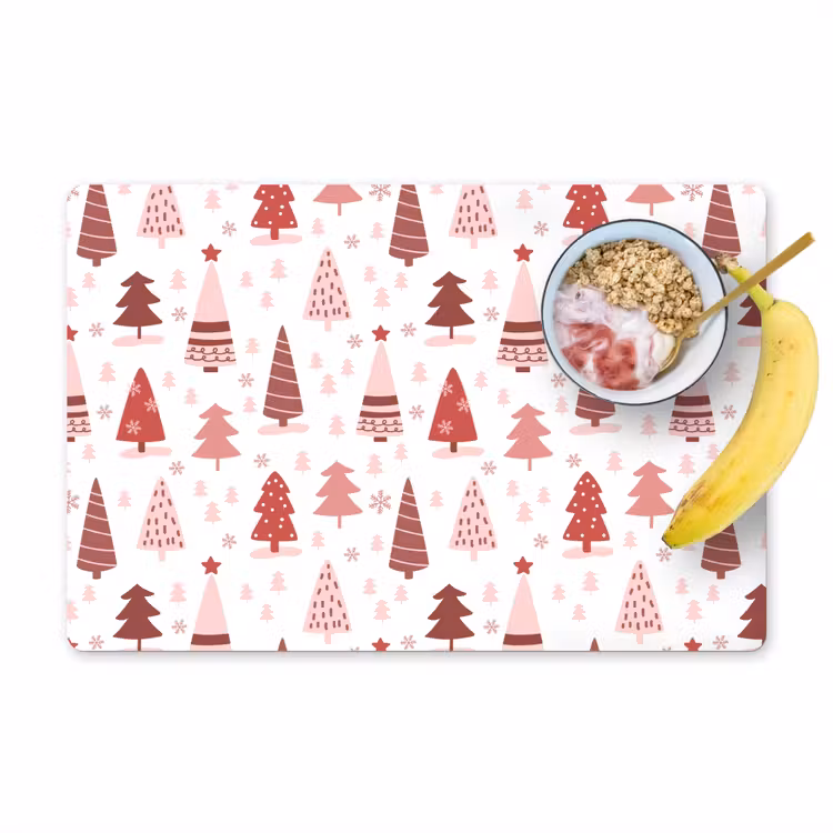 Sets de table - Arbre de Noël - Pastel - Noël - Motifs — 1