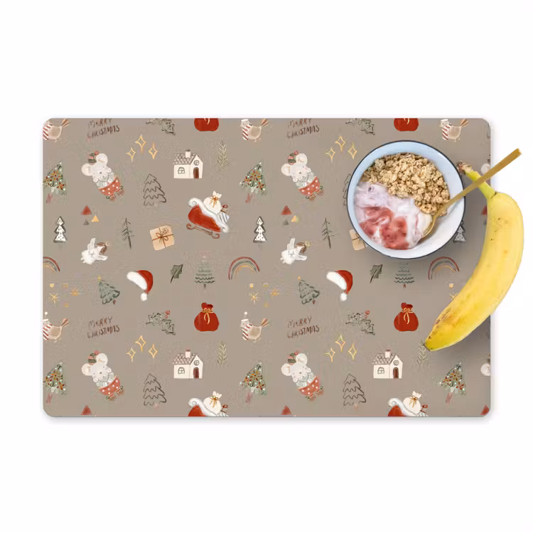 Sets de table - Noël - Motifs - Arbre de Noël - Animaux - Vacances — 1