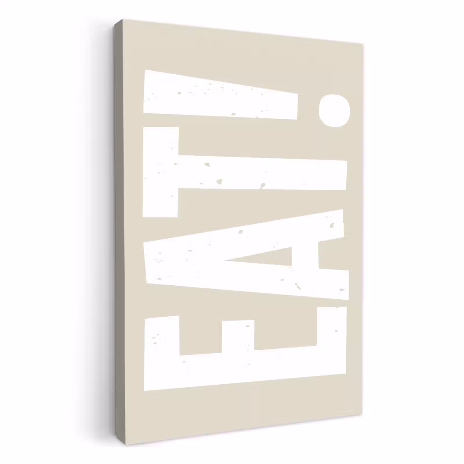 Tableau sur toile - Alimentation - Décoration - Beige - Blanc — 1