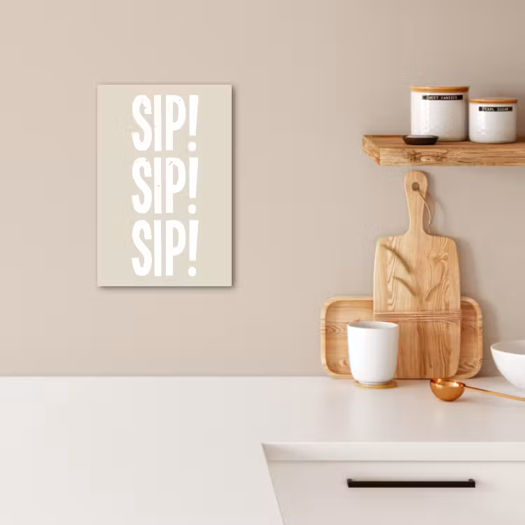 Tableau sur toile - Vintage - Décoration - Japandi - Blanc — 3