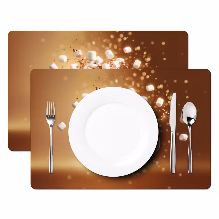 Sets de table - Chocolat - Boisson - Chaud - Marron — 2