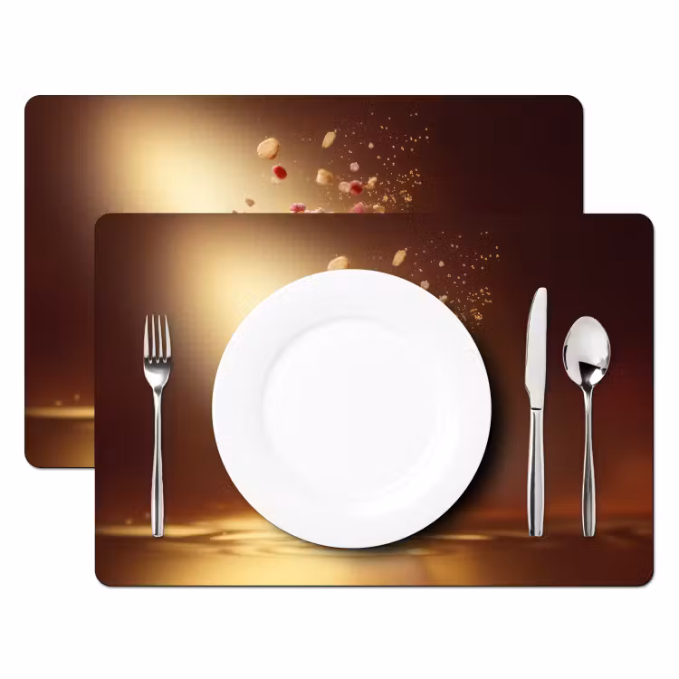 Sets de table - Framboise - Smoothie - Boisson - Rose — 2
