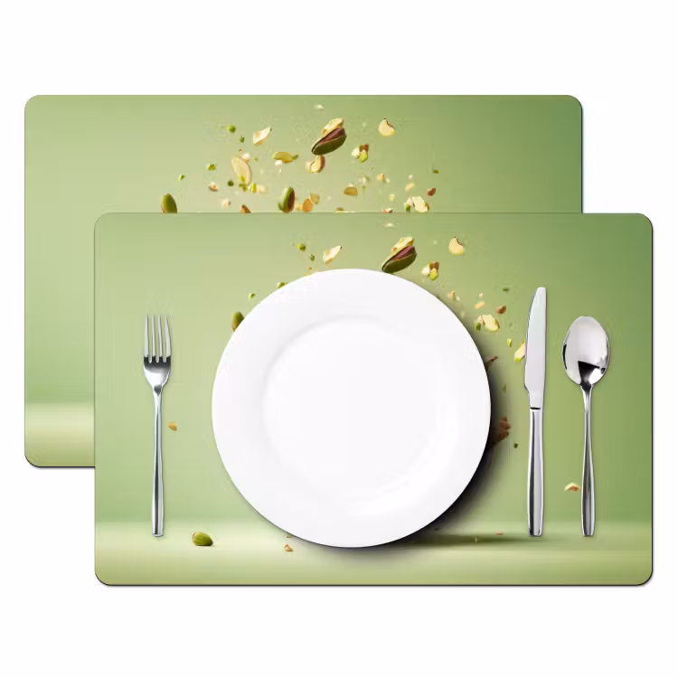 Sets de table - Pistache - Gâteau - Noix - Aliments — 2