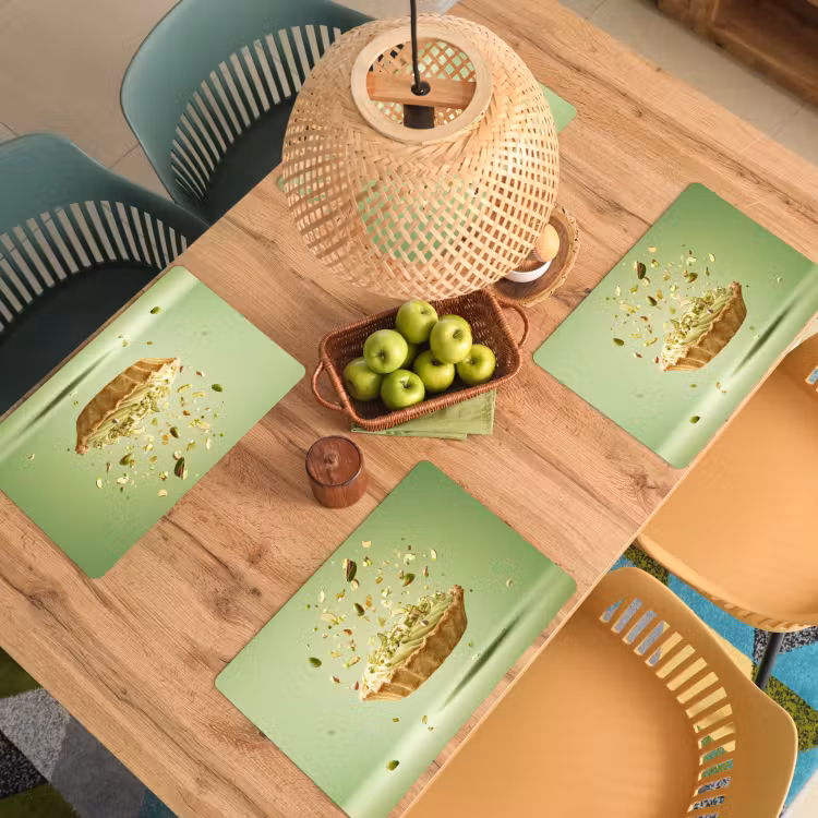 Sets de table - Pistache - Gâteau - Noix - Aliments — 3