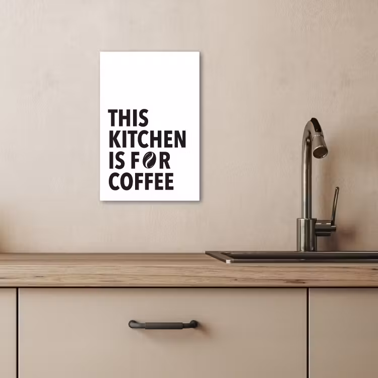 Tableau sur toile - Citations - Café - Grains - Moderne — 3