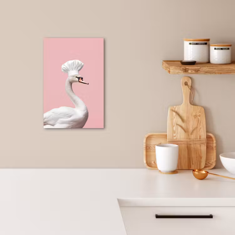 Tableau sur toile - Cygne - Toque - Beau - Classique — 1