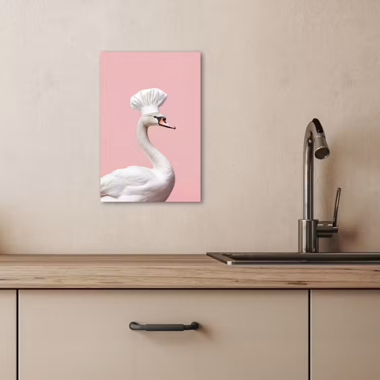 Tableau sur toile - Cygne - Toque - Beau - Classique — 2