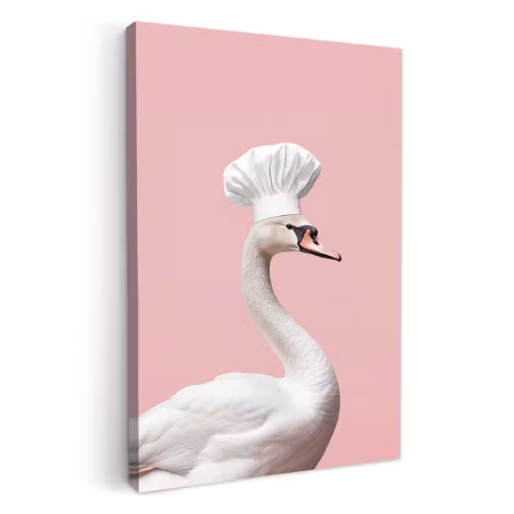 Tableau sur toile - Cygne - Toque - Beau - Classique — 3