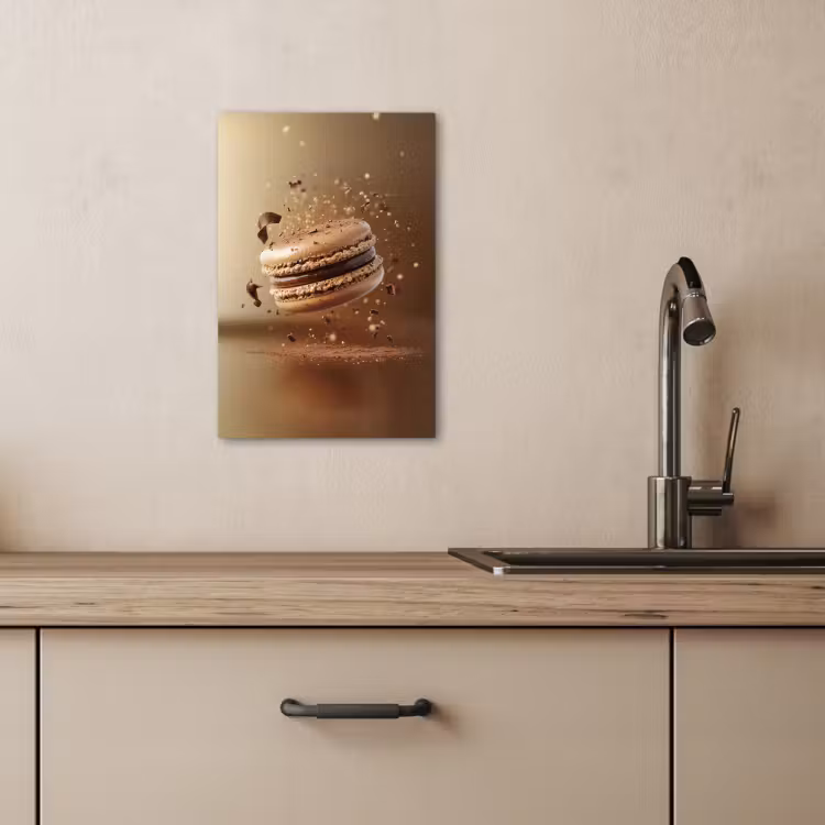 Tableau sur toile - Chocolat - Macarons - Alimentation - Bonbons — 2