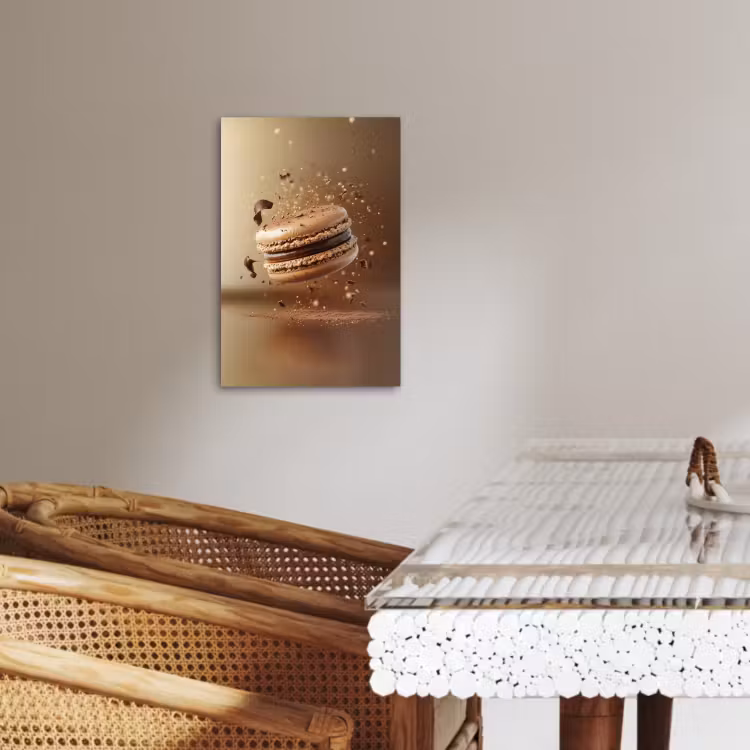 Tableau sur toile - Chocolat - Macarons - Alimentation - Bonbons — 3