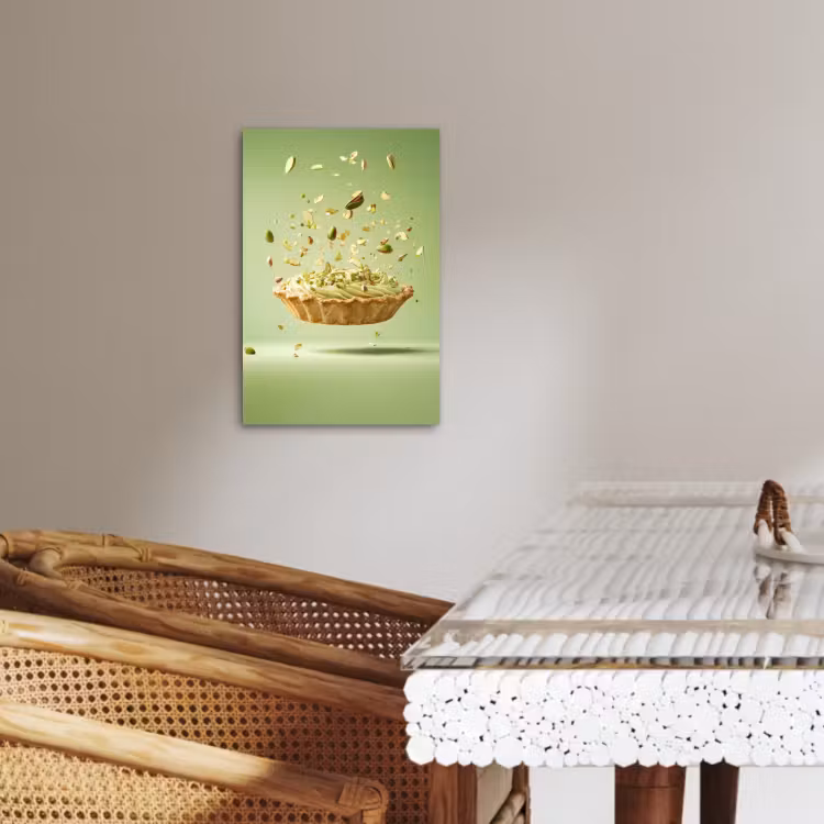 Tableau sur toile - Pistache - Gâteau - Noix - Aliments — 4