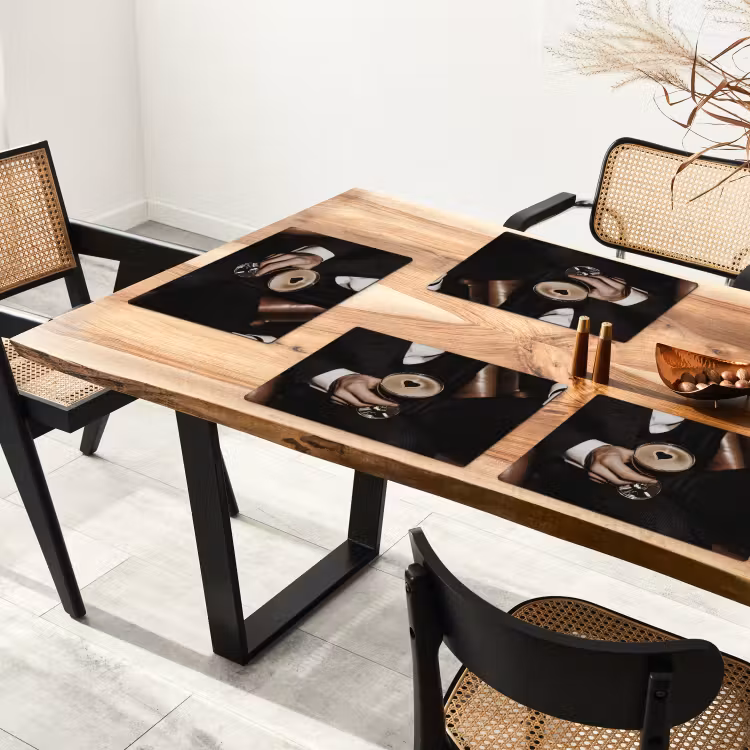 Sets de table - Coeur - Cocktail - Espresso Martini - Main — 4