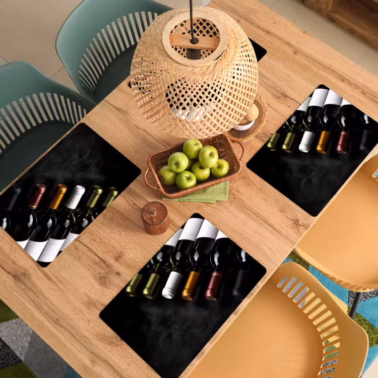 Sets de table - Vin - Bouteilles - Variété - Saveurs — 3