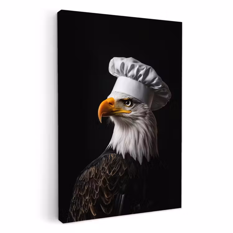 Tableau sur toile - Aigle - Amérique - Toque - Oiseau - Imposant — 1