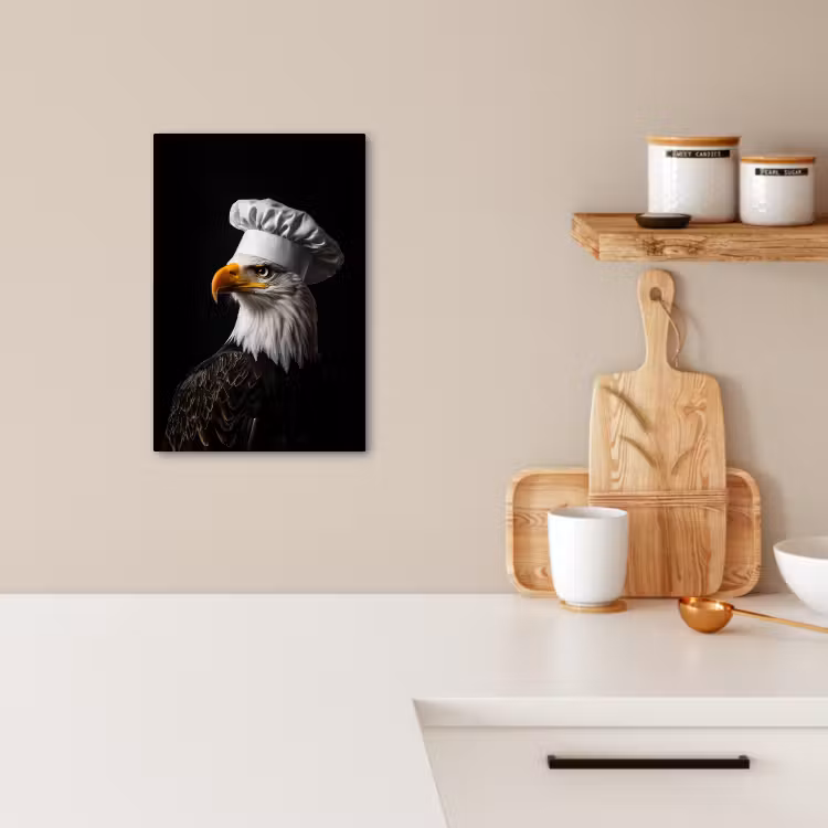 Tableau sur toile - Aigle - Amérique - Toque - Oiseau - Imposant — 2