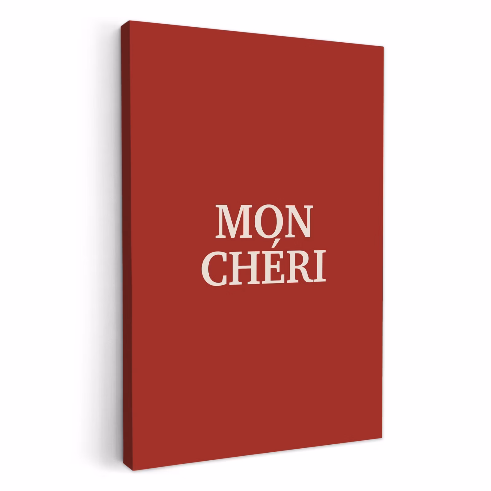 Tableau sur toile - Rouge - Français - Citations — 1