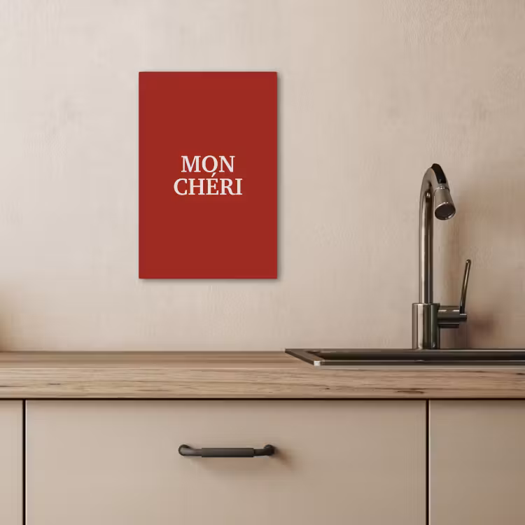 Tableau sur toile - Rouge - Français - Citations — 4