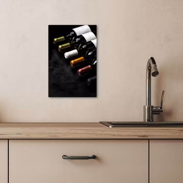 Tableau sur toile - Vin - Bouteilles - Variété - Saveurs — 4