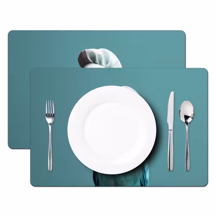 Sets de table en vinyle - Perruche - Oiseau - Toque - Mignon — 2