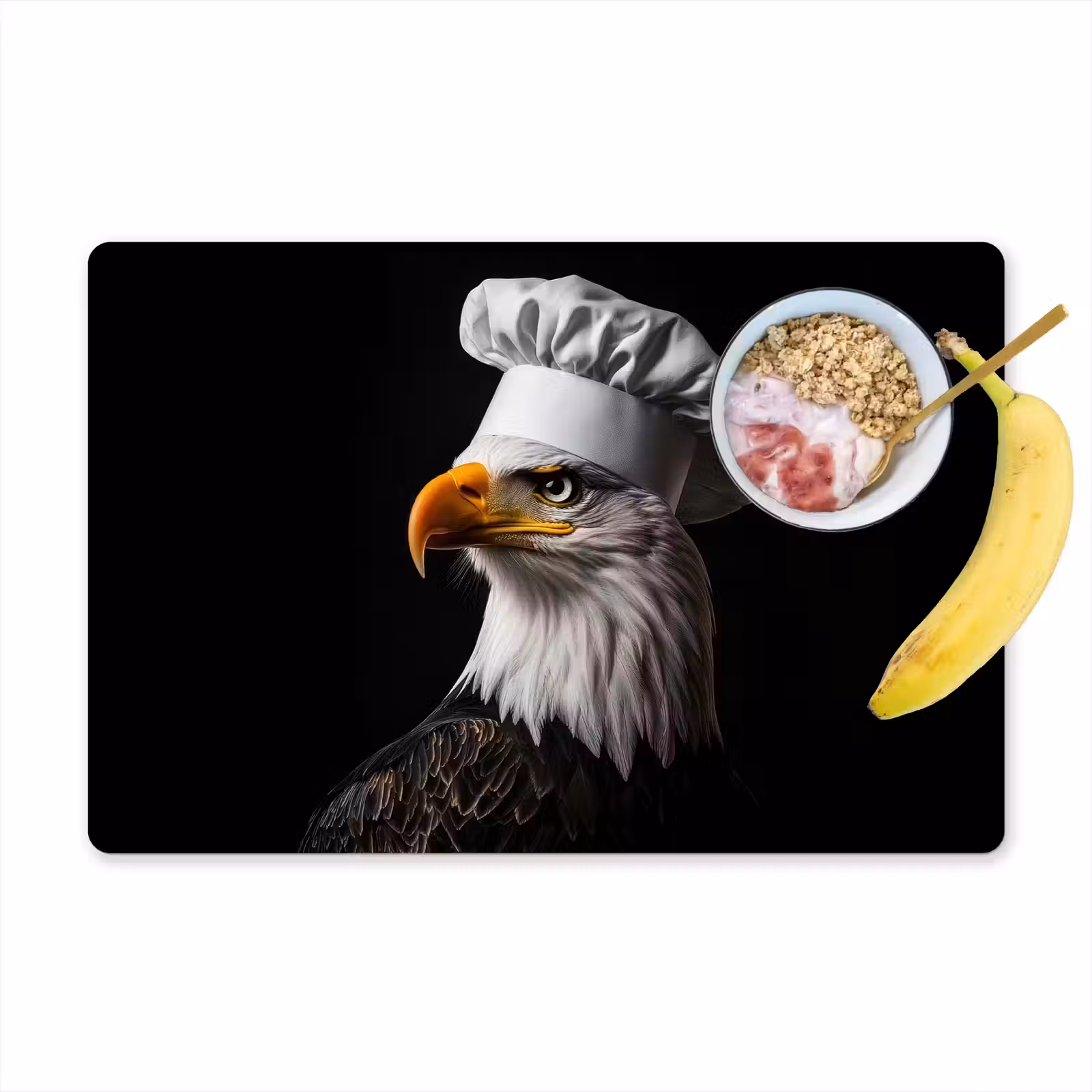 Sets de table en vinyle - Aigle - Amérique - Toque - Oiseau - Imposant — 1