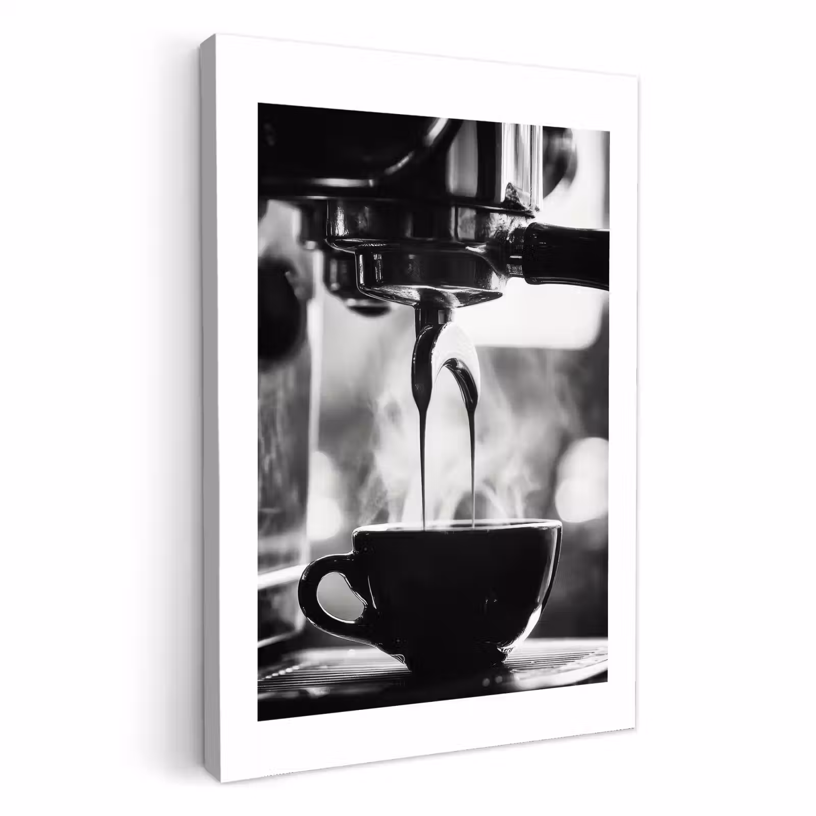 Tableau sur toile - Café - Espresso - Machine à café - Tasse — 1