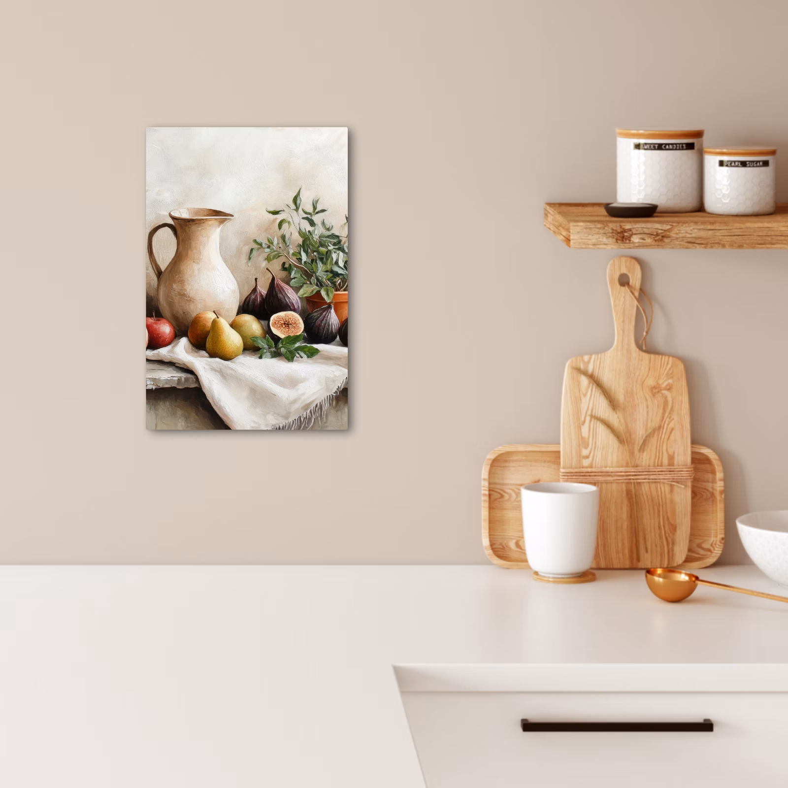 Tableau sur toile - Fruits - Herbes - Rural — 1