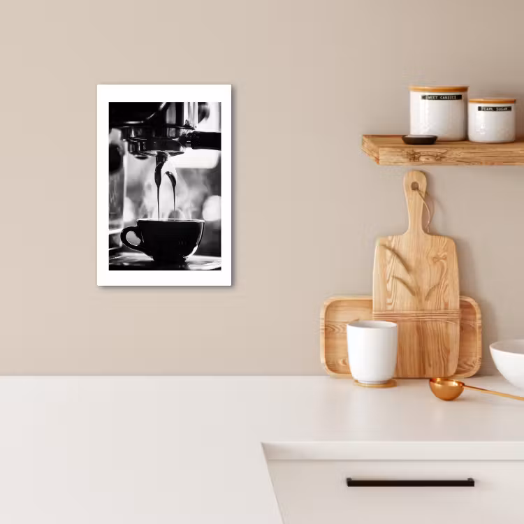 Tableau sur toile - Café - Espresso - Machine à café - Tasse — 2