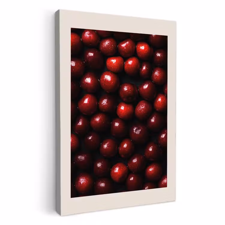 Tableau sur toile - Cerise - Rouge — 1