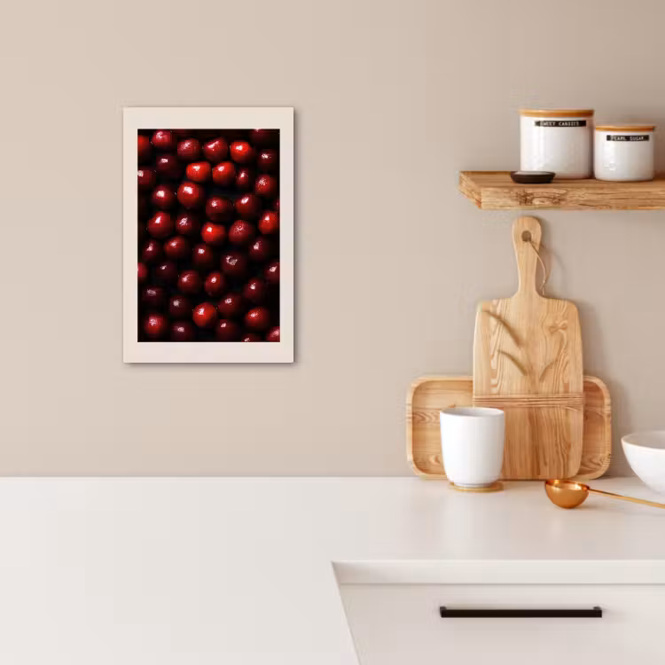Tableau sur toile - Cerise - Rouge — 2