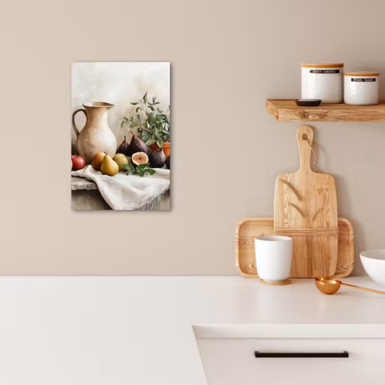 Tableau sur toile - Fruits - Herbes - Rural — 1