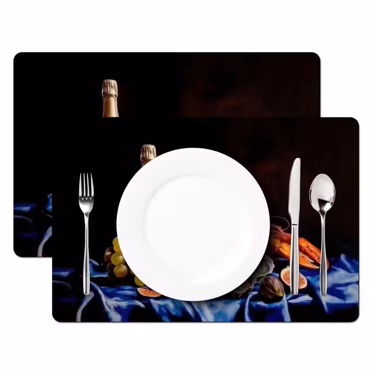 Sets de table - Champagne - Luxe - Huîtres — 2