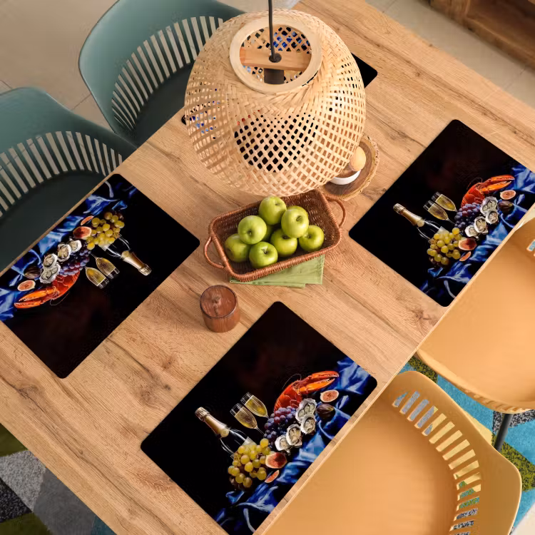 Sets de table - Champagne - Luxe - Huîtres — 3