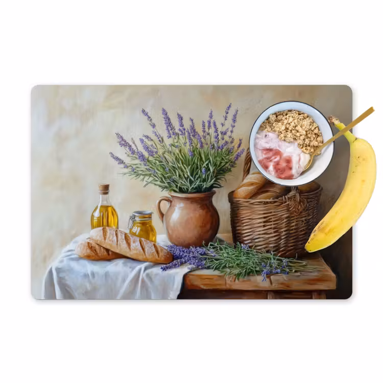 Sets de table - Lavande - Pain - Nature morte — 1