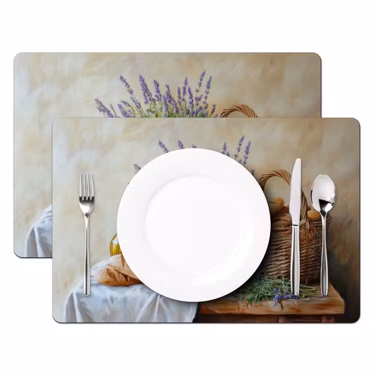 Sets de table - Lavande - Pain - Nature morte — 2
