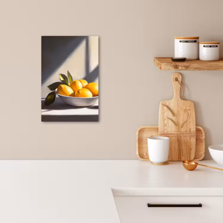 Tableau sur toile - Citrons - Nature morte - Jaune — 4