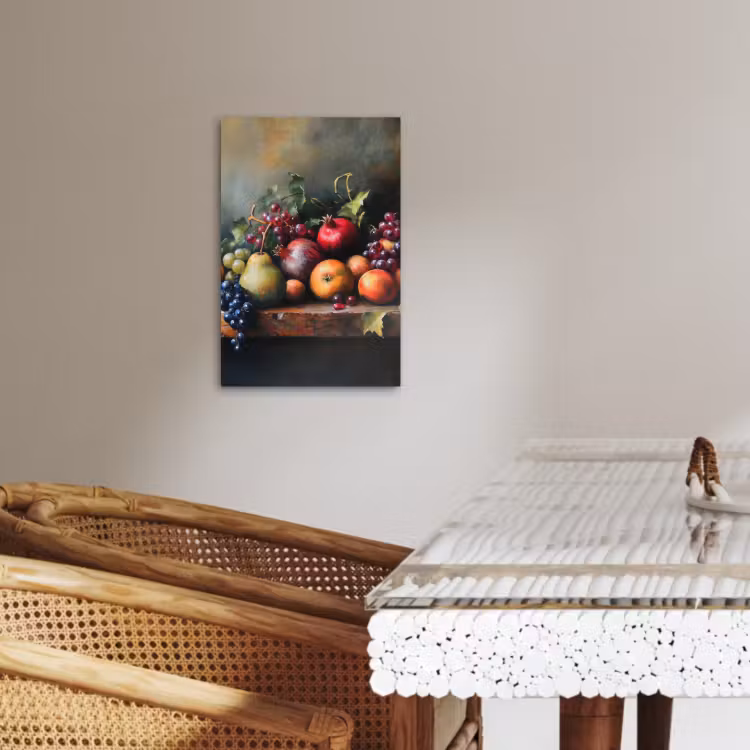 Tableau sur toile - Rustique - Nature morte - Fruits — 1