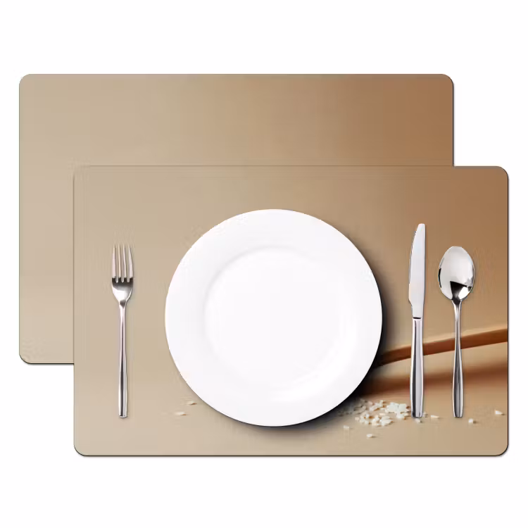Sets de table - Cuillère - Riz - Bois - Beige — 2