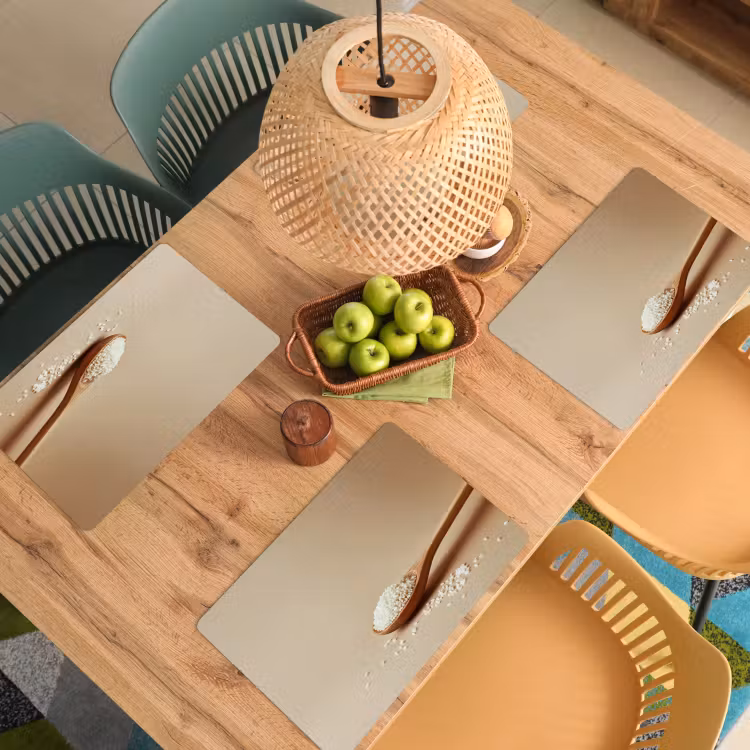 Sets de table - Cuillère - Riz - Bois - Beige — 3