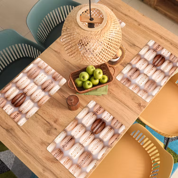 Sets de table - Macarons - Beige - Marron — 3