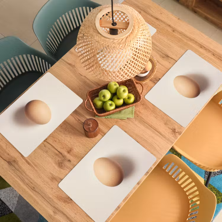 Sets de table - Œuf - Beige - Ovale - Ovale — 3