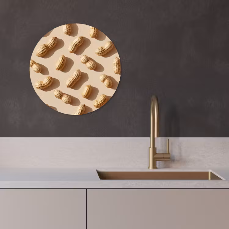 Tableau rond - Peanuts - Motif - Beige — 4